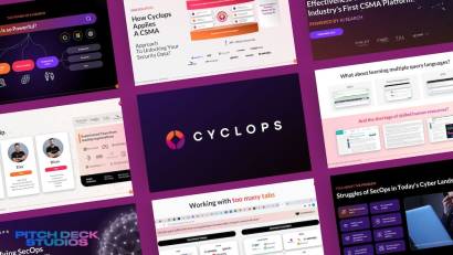 Cyclops. Pitch Deck presentation showcasing cinematic designs and professional pitch decks.
