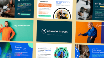 Essential Impact. Pitch Deck presentation showcasing cinematic designs and professional pitch decks.