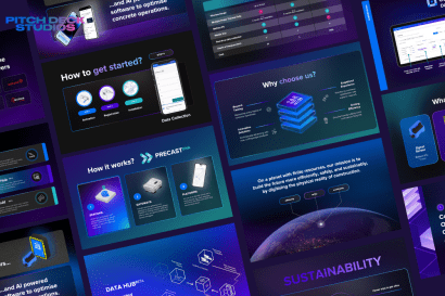 PrecastDNA. Pitch Deck presentation showcasing cinematic designs and professional pitch decks.