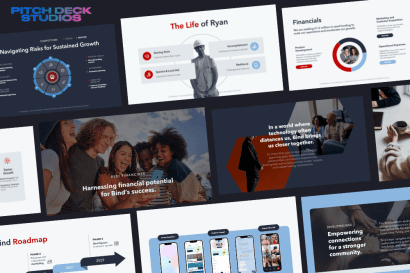 Mnd Health. Pitch Deck presentation showcasing cinematic designs and professional pitch decks.