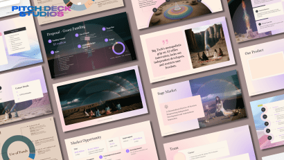 Pitch Deck Studios Powerpoint Presentation Template Design Example