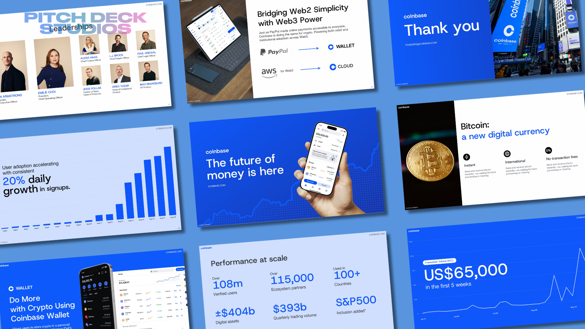 Pitch Deck Studios Powerpoint Presentation Template Design Example