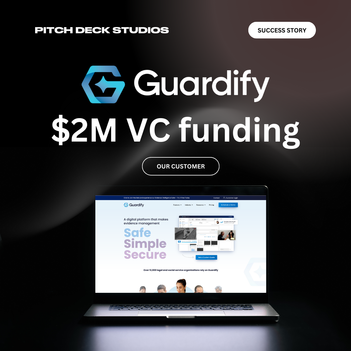 VC funded Pitch Deck example