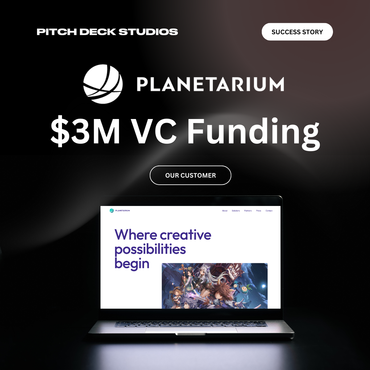 VC funded Pitch Deck example