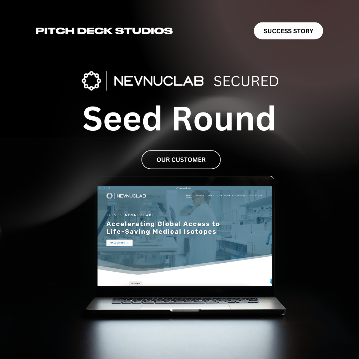 Successful Seed Round Pitch Deck example