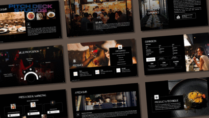 Pitch Deck Studios Powerpoint Presentation Template Design Example