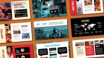 Pitch Deck Studios Powerpoint Presentation Template Design Example