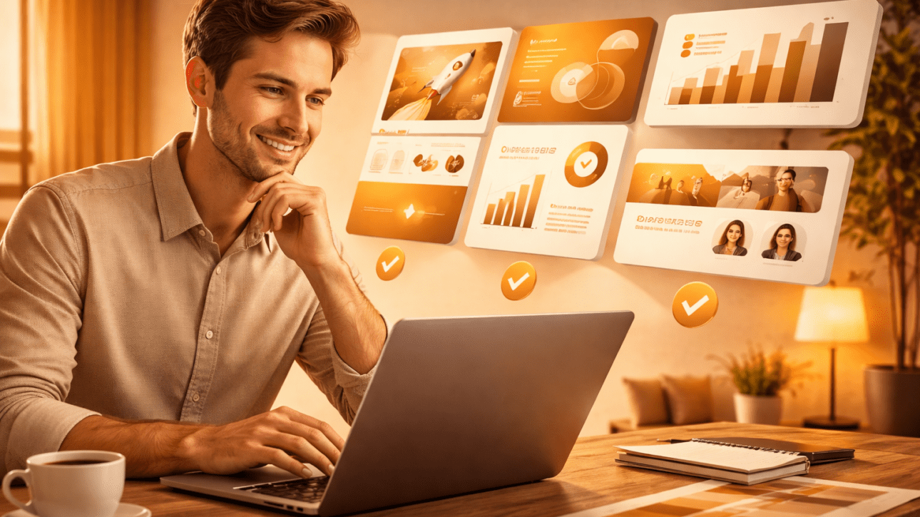 How to choose the right pitch deck template for your brand