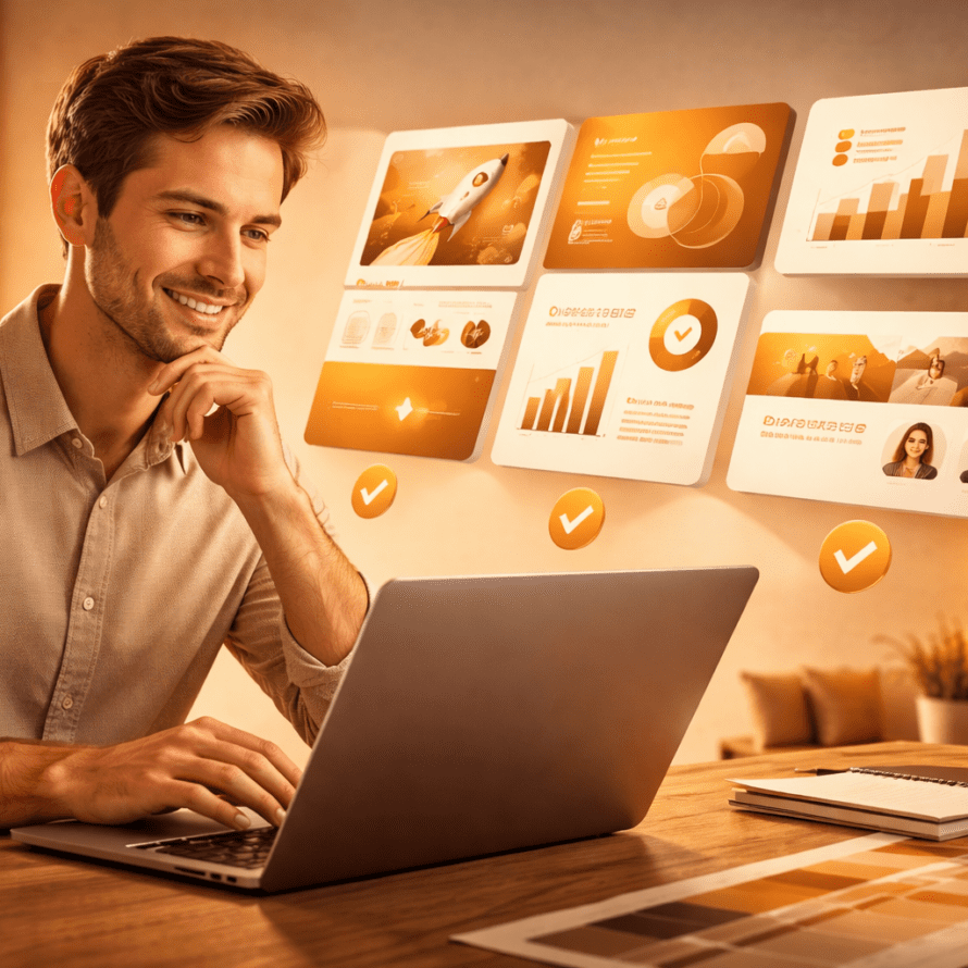 How to choose the right pitch deck template for your brand