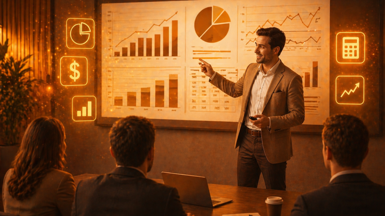 Financial slides explained what investors actually want to see