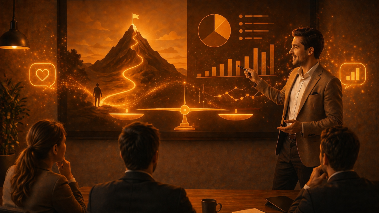 Story vs. facts finding the perfect balance in your pitch