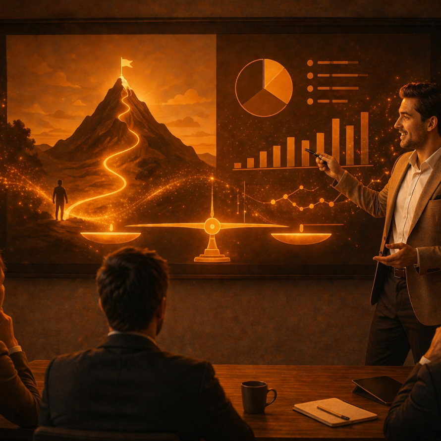 Story vs. facts finding the perfect balance in your pitch